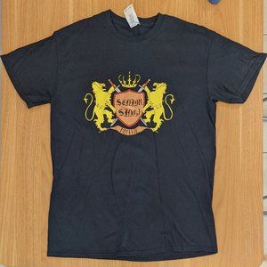 Black T-Shirt Lion Stuyvesant High School Senior SING Gildan Heavy Cotton Tee M